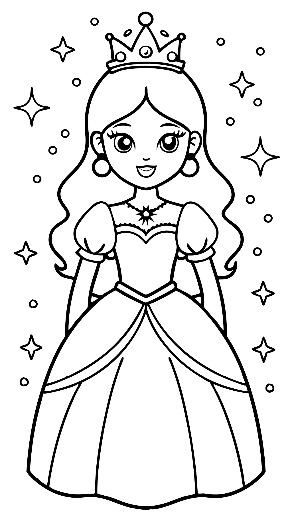 printable coloring pages princesses